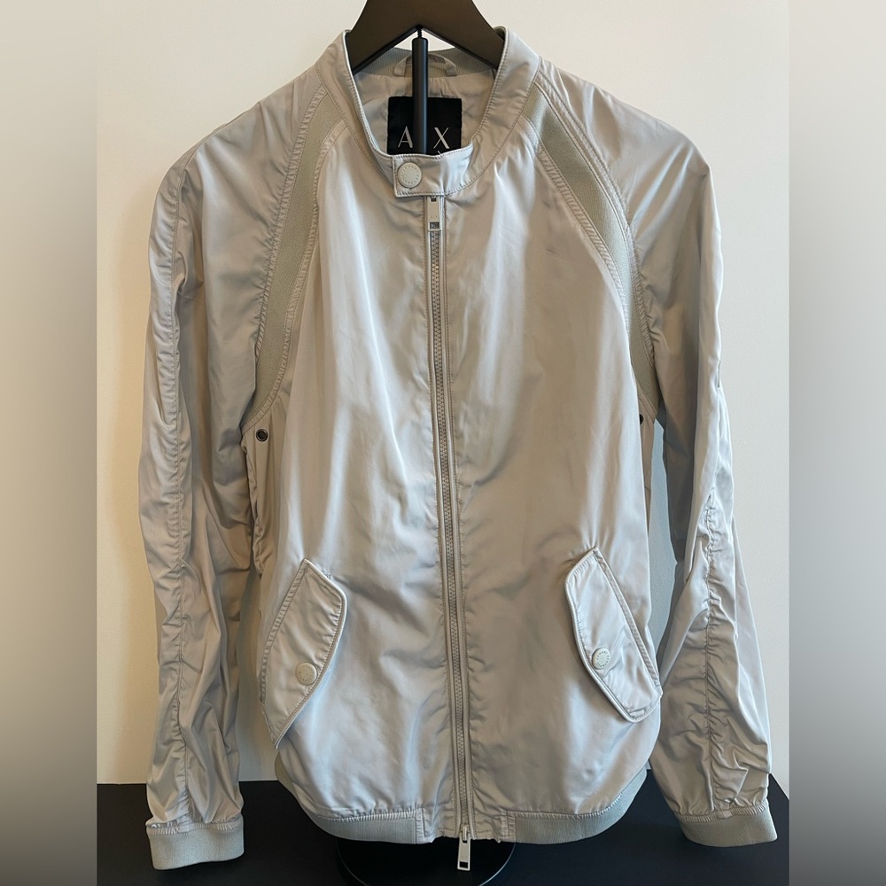 Armani Exchange Men’s Classic Windbreaker Light Jacket